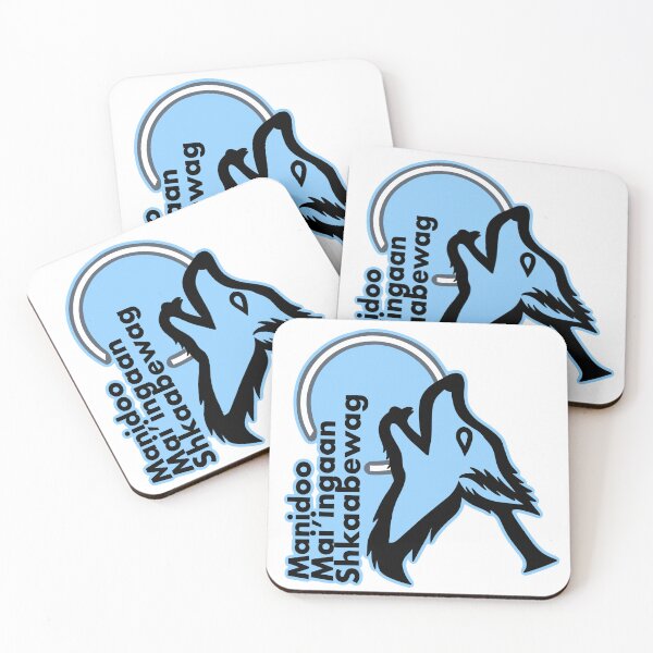 Item preview, Manidoo Mai'ingaan Shkaabewag - Light Blue designed and sold by Miskobineshii.