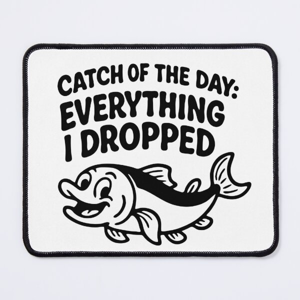 Item preview, Salmon Catch of the Day Fishing Funny designed and sold by Kathryn Creates.