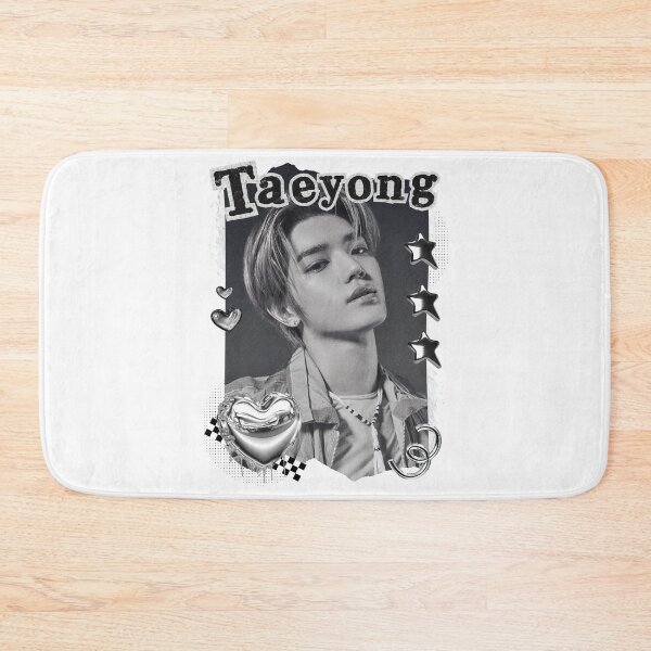 Item preview, NCT Taeyong (태용) Kpop Boy Group Black and White Collage Design designed and sold by AJUNICE STUDIO.