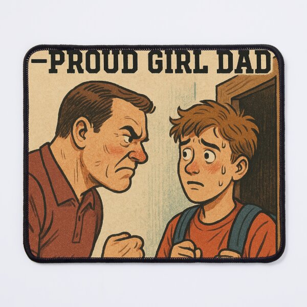 Item preview, Girl Dad: I Yell At Boys Now v2 designed and sold by iMIGHTwearTHAT.