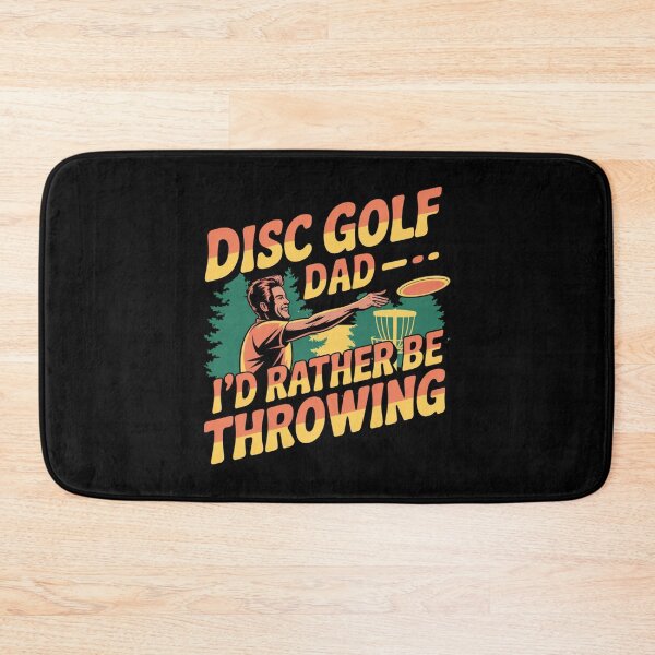 Item preview, Funny Disc Golf Dad I'd Rather Be Throwing Retro Design designed and sold by MagicSD Designs.