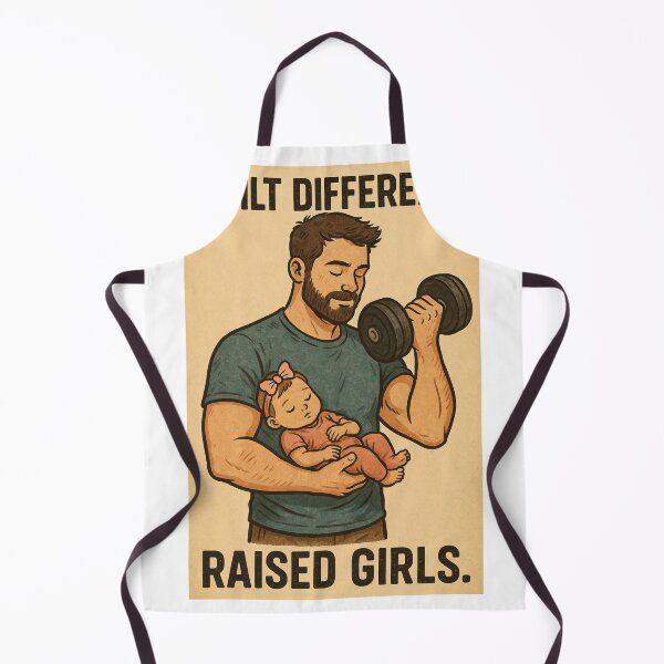 Item preview, Girl Dad: Built Different, Raised Girls designed and sold by iMIGHTwearTHAT.