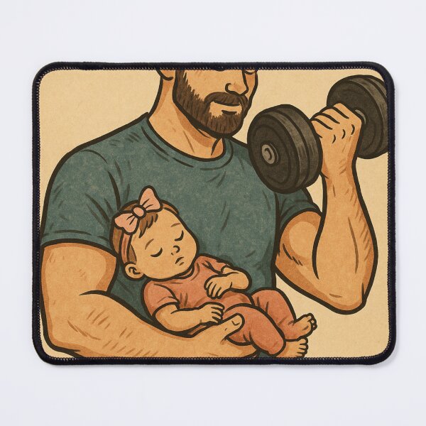 Item preview, Girl Dad: Built Different, Raised Girls designed and sold by iMIGHTwearTHAT.