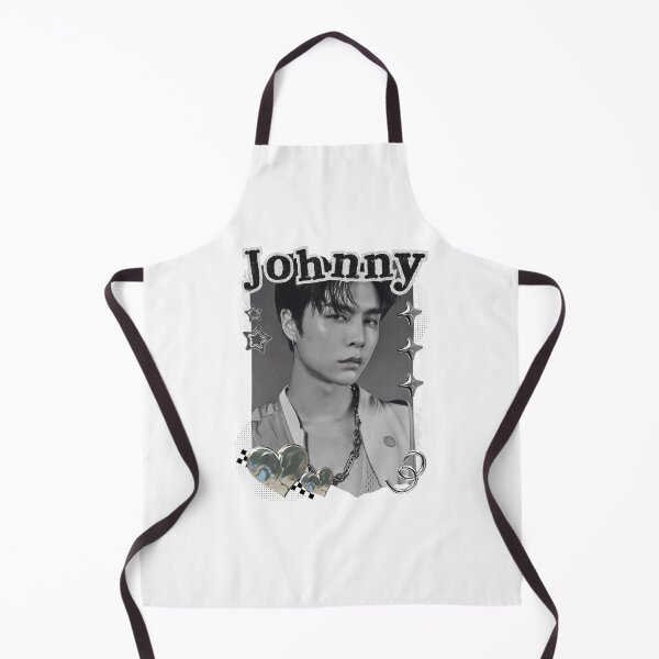 Item preview, NCT Johnny (쟈니) Kpop Boy Group Black and White Collage Design designed and sold by AJUNICE STUDIO.