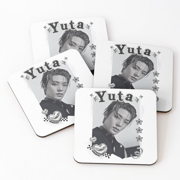 Item preview, NCT Yuta (유타) Kpop Boy Group Black and White Collage Design designed and sold by AJUNICE STUDIO.