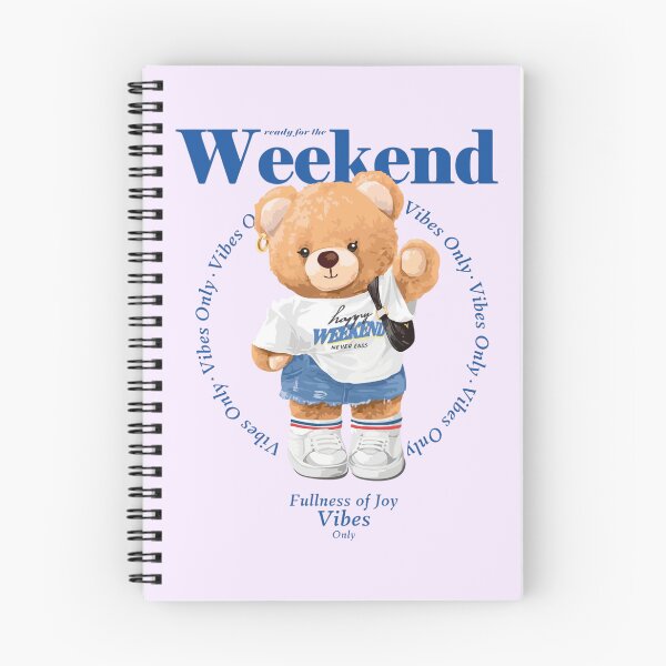 Item preview, Weekend Vibes Streetwear Teddy Bear designed and sold by Meawmeow.