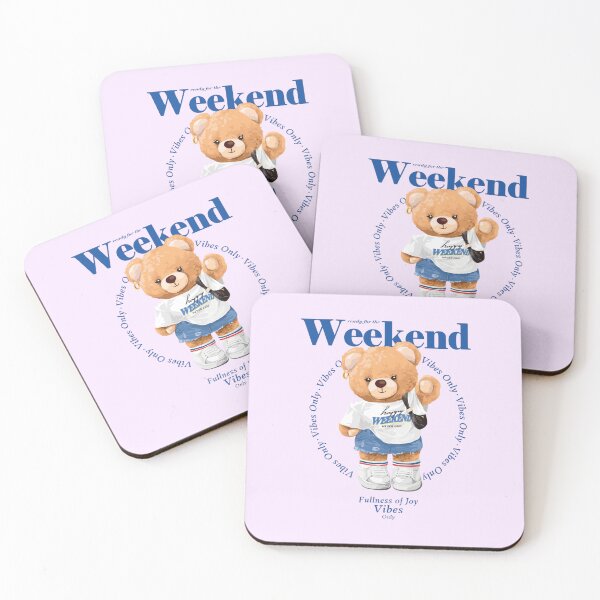Item preview, Weekend Vibes Streetwear Teddy Bear designed and sold by Meawmeow.