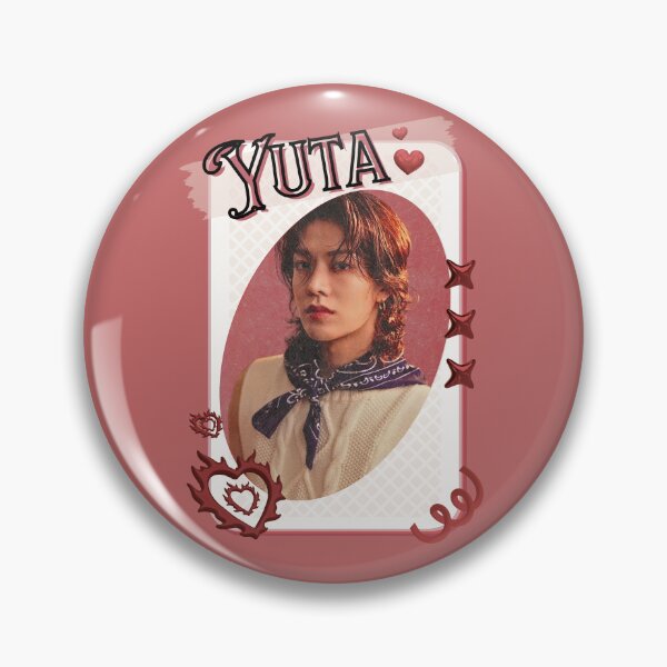 Item preview, NCT Yuta (유타) Kpop Boy Group Card Red Aesthetic Collage Design designed and sold by AJUNICE STUDIO.
