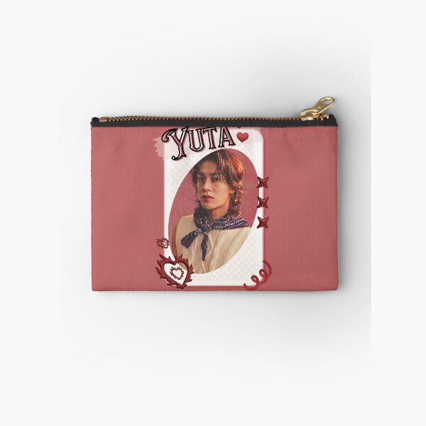 Item preview, NCT Yuta (유타) Kpop Boy Group Card Red Aesthetic Collage Design designed and sold by AJUNICE STUDIO.