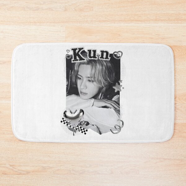 Item preview, NCT Kun (쿤) Kpop Boy Group Black and White Collage Design designed and sold by AJUNICE STUDIO.