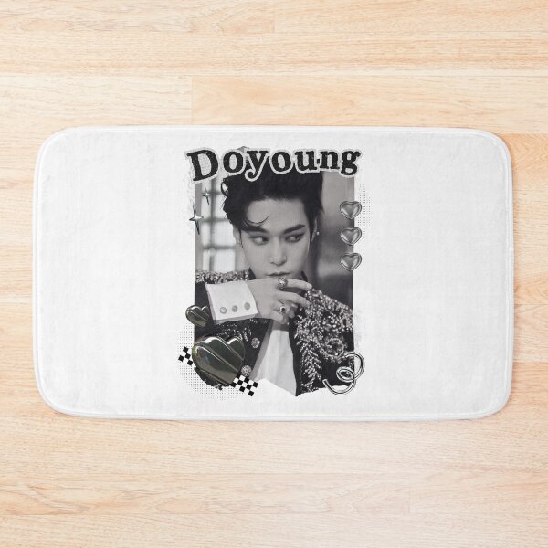 Item preview, NCT Doyoung (도영) Kpop Boy Group Black and White Collage Design designed and sold by AJUNICE STUDIO.
