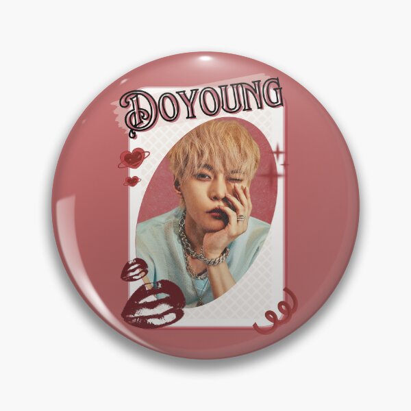 Item preview, NCT Doyoung (도영) Kpop Boy Group Card Red Aesthetic Collage Design designed and sold by AJUNICE STUDIO.