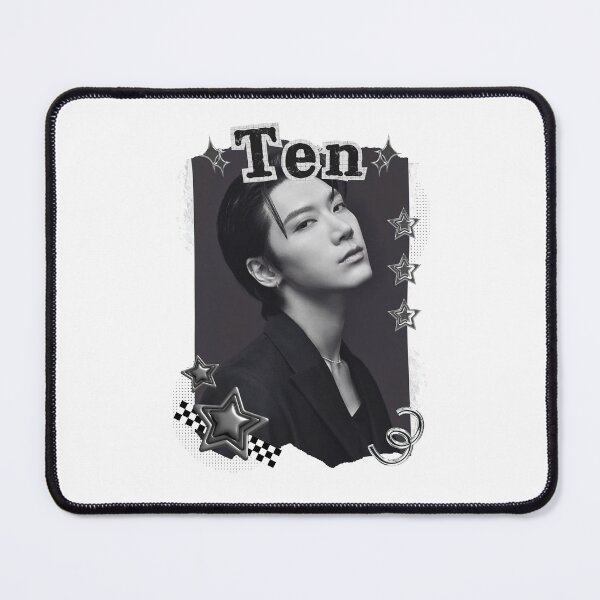 Item preview, NCT Ten (텐) Kpop Boy Group Black and White Collage Design designed and sold by AJUNICE STUDIO.