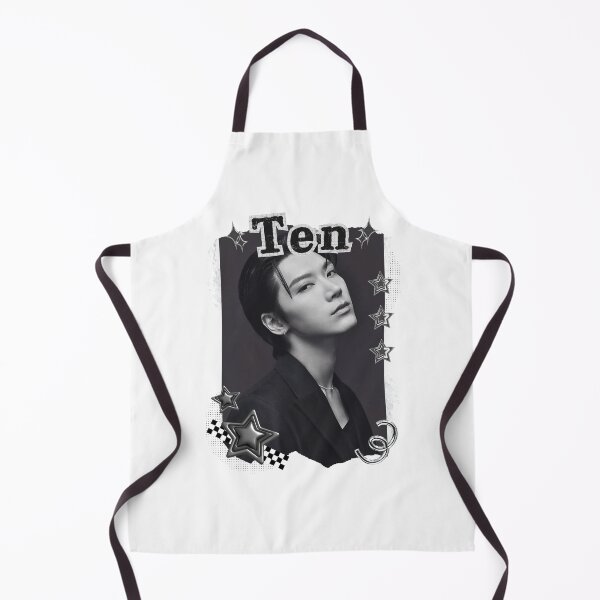 Item preview, NCT Ten (텐) Kpop Boy Group Black and White Collage Design designed and sold by AJUNICE STUDIO.