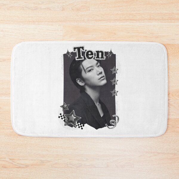 Item preview, NCT Ten (텐) Kpop Boy Group Black and White Collage Design designed and sold by AJUNICE STUDIO.