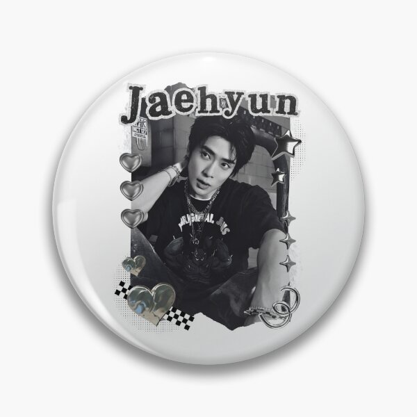Item preview, NCT Jaehyun (재현) Kpop Boy Group Black and White Collage Design designed and sold by AJUNICE STUDIO.
