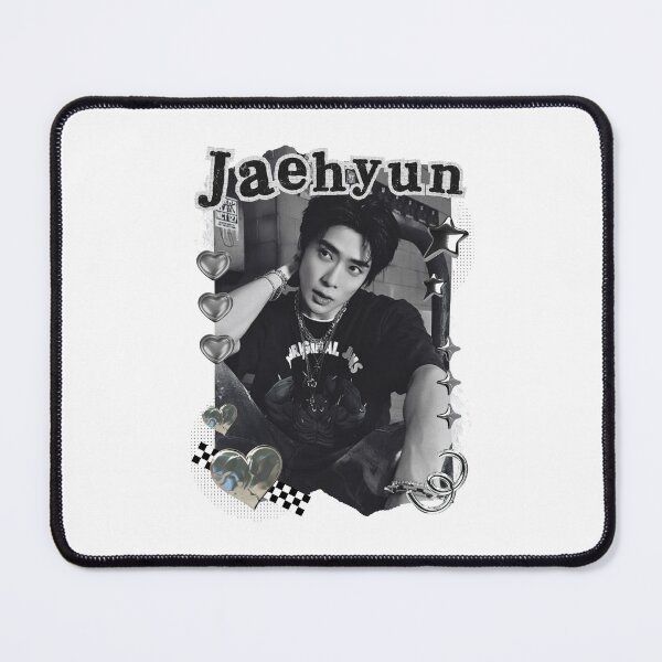 Item preview, NCT Jaehyun (재현) Kpop Boy Group Black and White Collage Design designed and sold by AJUNICE STUDIO.