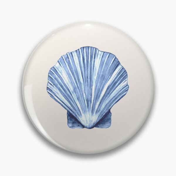 Item preview, watercolour shell blue textured  designed and sold by jessicaleah15.