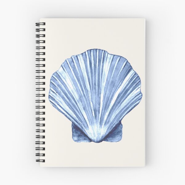 Item preview, watercolour shell blue textured  designed and sold by jessicaleah15.