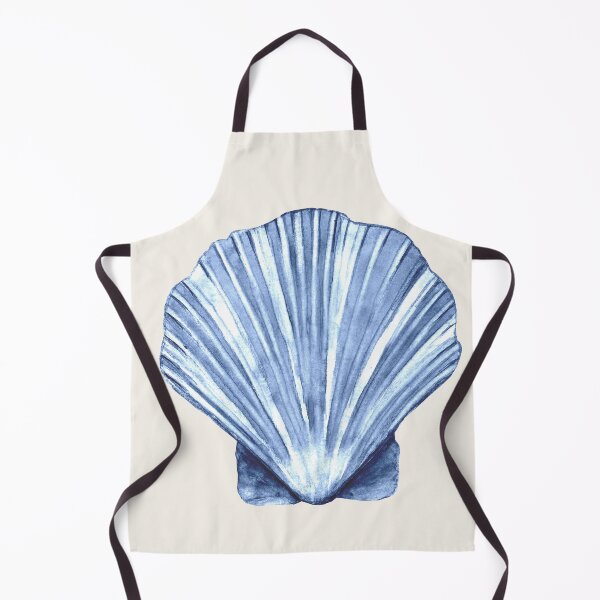 Item preview, watercolour shell blue textured  designed and sold by jessicaleah15.