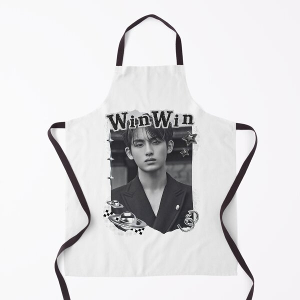 Item preview, NCT Winwin (윈윈) Kpop Boy Group Black and White Collage Design designed and sold by AJUNICE STUDIO.