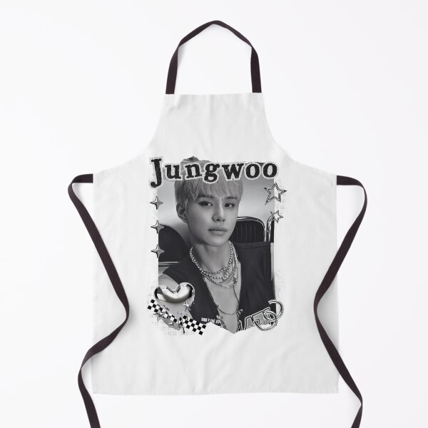 Item preview, NCT Jungwoo (정우) Kpop Boy Group Black and White Collage Design designed and sold by AJUNICE STUDIO.