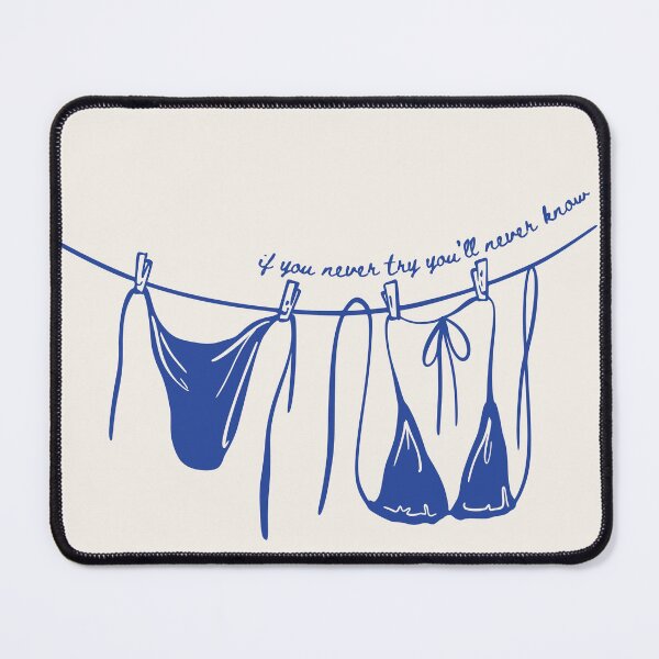 Item preview, if you never try youll never know clothing hanger bikini coastal blue designed and sold by jessicaleah15.