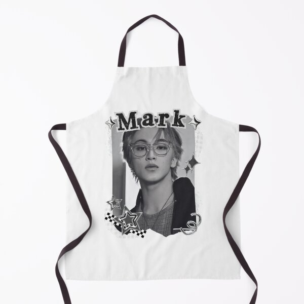 Item preview, NCT Mark (마크) Kpop Boy Group Black and White Collage Design designed and sold by AJUNICE STUDIO.
