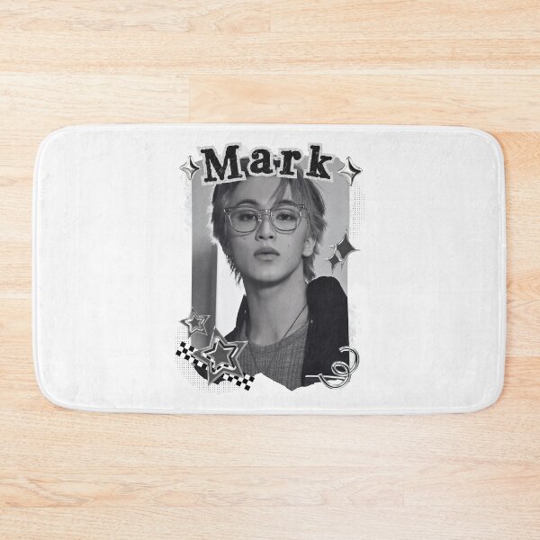Item preview, NCT Mark (마크) Kpop Boy Group Black and White Collage Design designed and sold by AJUNICE STUDIO.