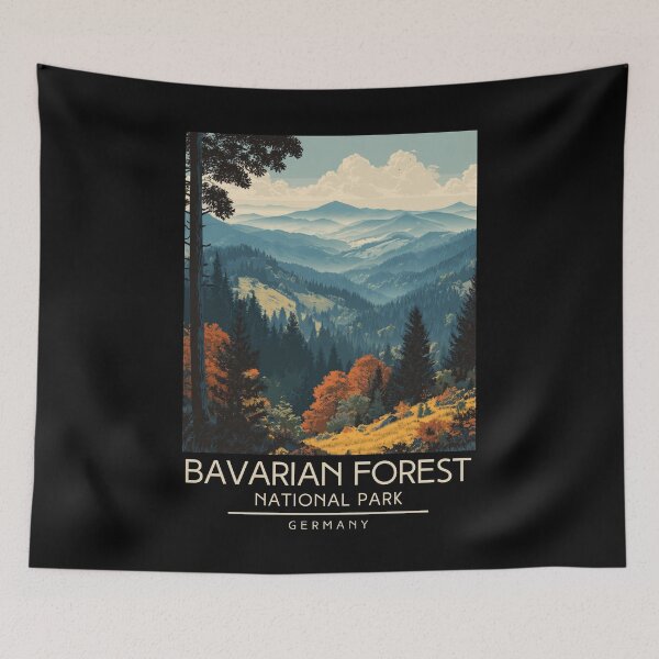 Item preview, Bavarian Forest National Park  designed and sold by GoodOldVintage.