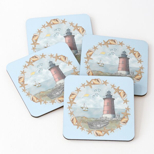 Item preview, Shells Delaware Lighthouse designed and sold by artmuvz.