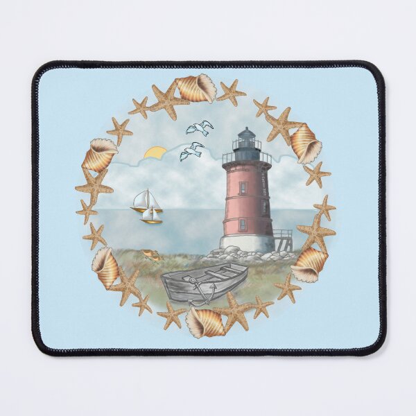 Item preview, Shells Delaware Lighthouse designed and sold by artmuvz.