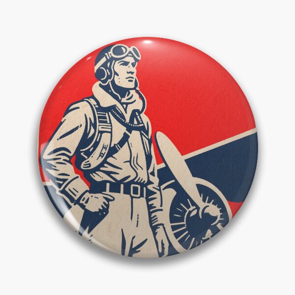 Item preview, Fearless Aviator Retro Art designed and sold by HoopeStylee.