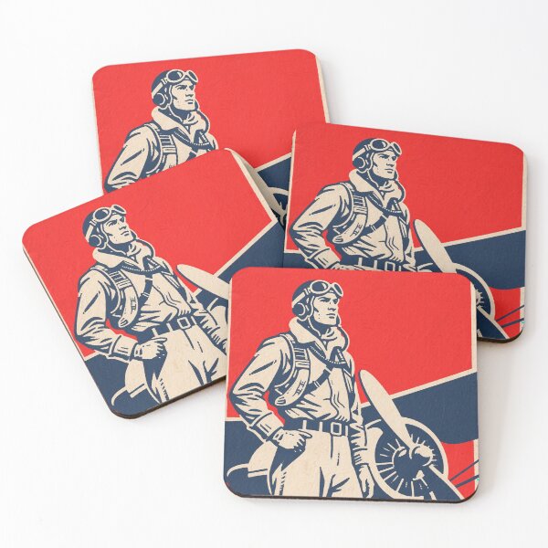 Item preview, Fearless Aviator Retro Art designed and sold by HoopeStylee.