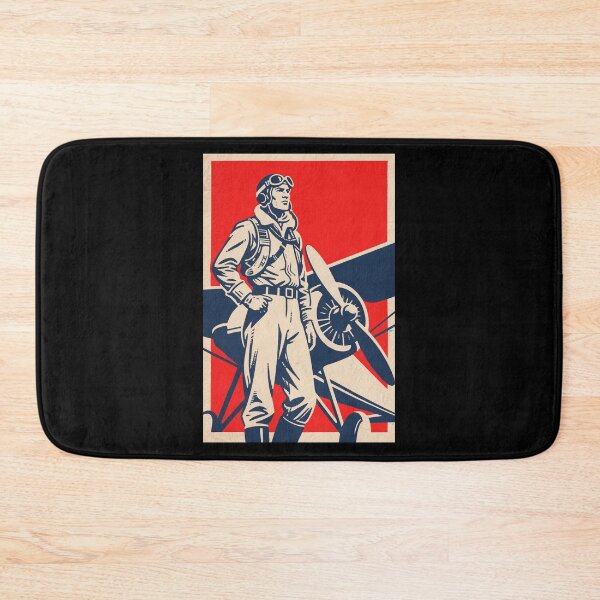 Item preview, Fearless Aviator Retro Art designed and sold by HoopeStylee.