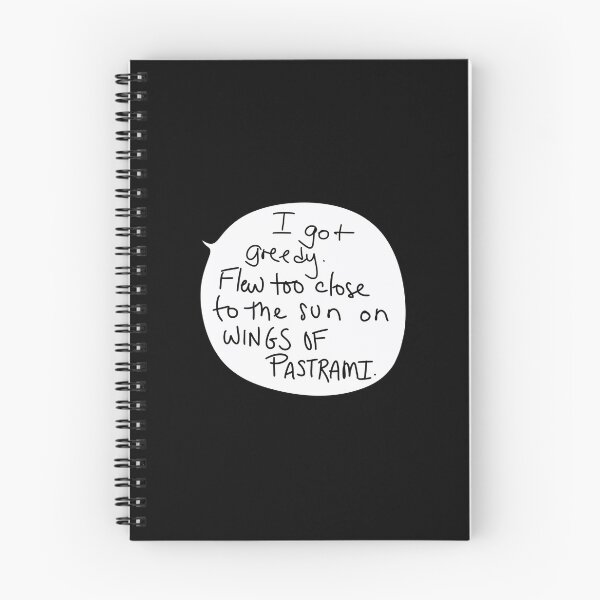 Item preview, Wings of Pastrami Quote – Greedy Overindulgence Speech Bubble (George-Inspired) designed and sold by from here 2 mars.