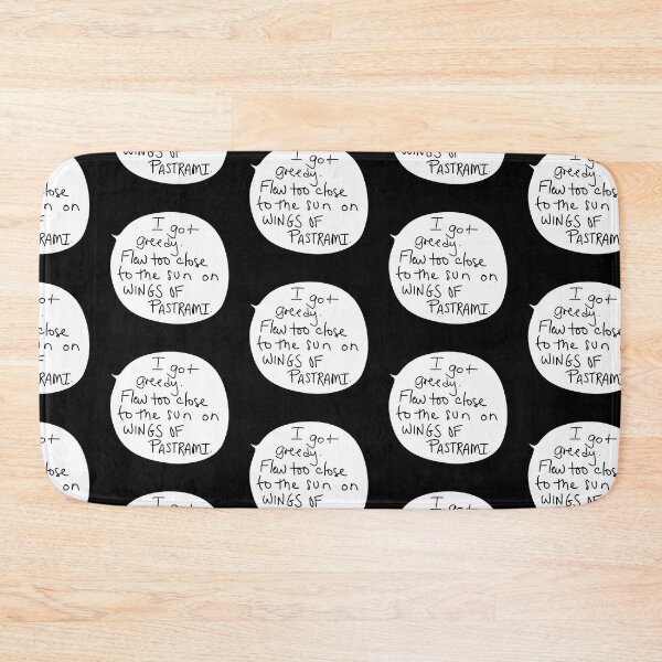 Item preview, Wings of Pastrami Quote – Greedy Overindulgence Speech Bubble (George-Inspired) designed and sold by from here 2 mars.