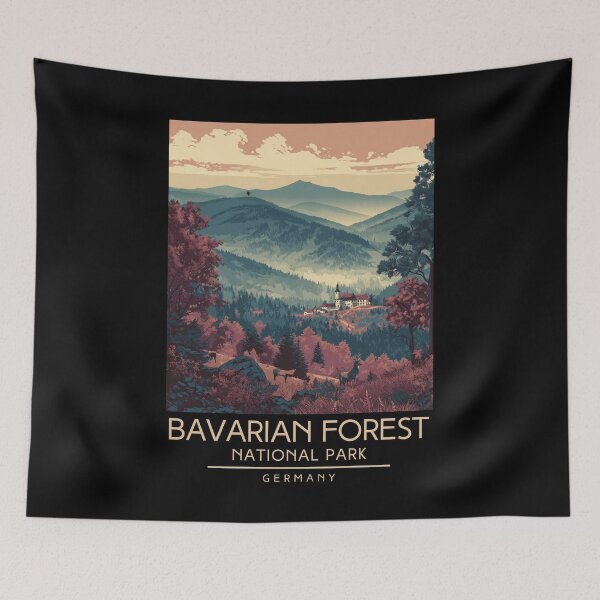 Item preview, Bavarian Forest National Park  designed and sold by GoodOldVintage.