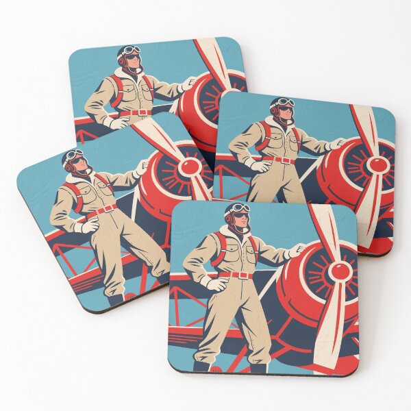Item preview, Fearless Aviator Retro 80s Hope style designed and sold by HoopeStylee.