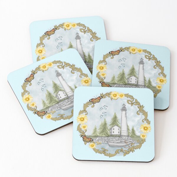 Item preview, Floral Alabama Lighthouse designed and sold by artmuvz.