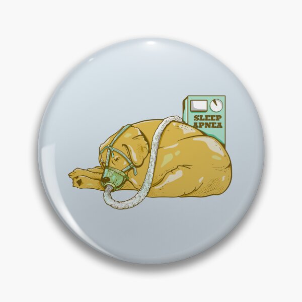 Item preview, Dog wearing a sleep apnea mask designed and sold by piedaydesigns.