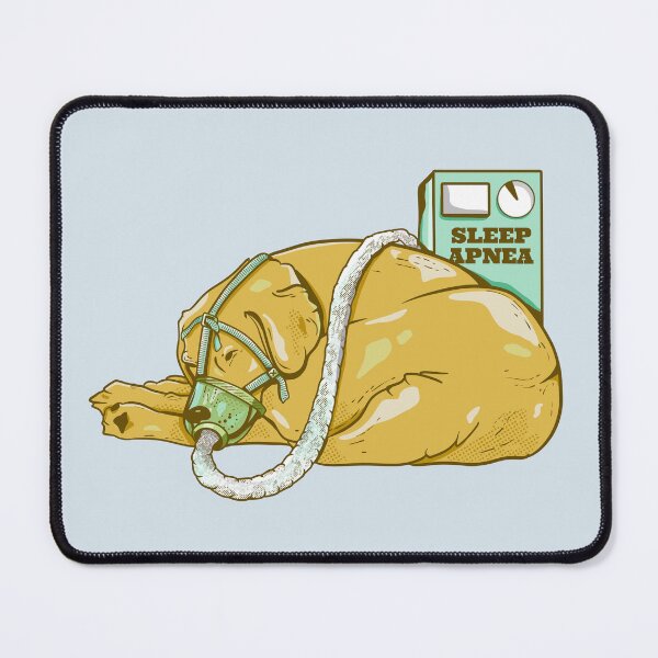 Item preview, Dog wearing a sleep apnea mask designed and sold by piedaydesigns.