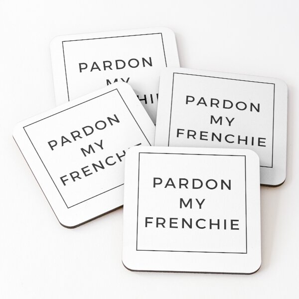 Item preview, Pardon My Frenchie – Stylized Pup Emblem designed and sold by Paw Print Designs.