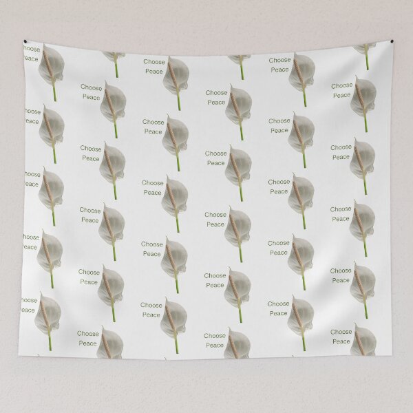 Item preview, Choose peace, peace lily  designed and sold by Josephine Ethereal.