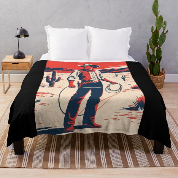 Item preview, Arte retro de vaquero valiente designed and sold by HoopeStylee.