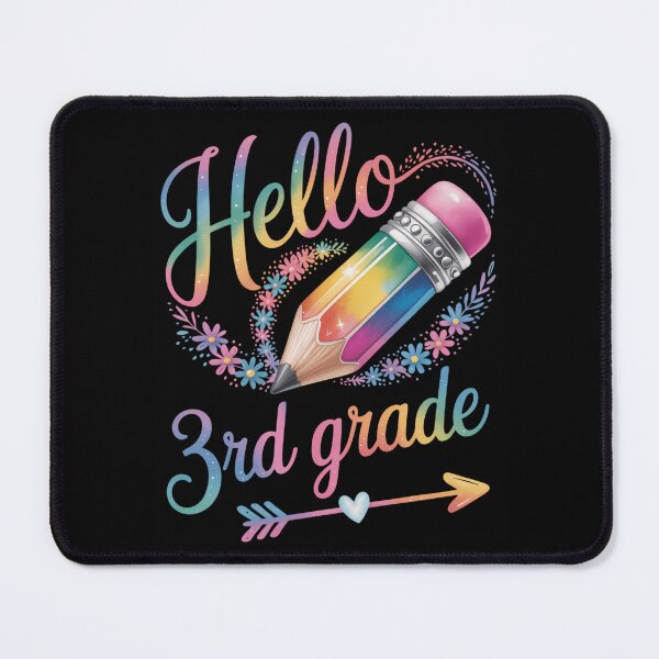 Item preview, Tie Dye 3rd Grade Back To School Hello Third Grade Teacher designed and sold by Sunset4Bones.
