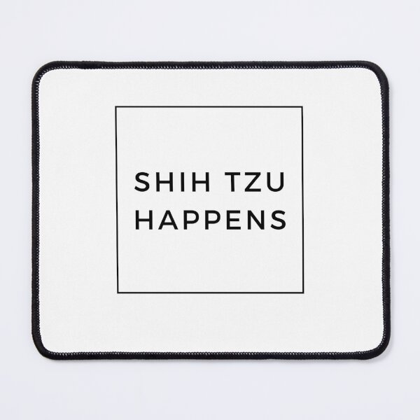Item preview, Shih Tzu Happens – Playful Typography designed and sold by Paw Print Designs.