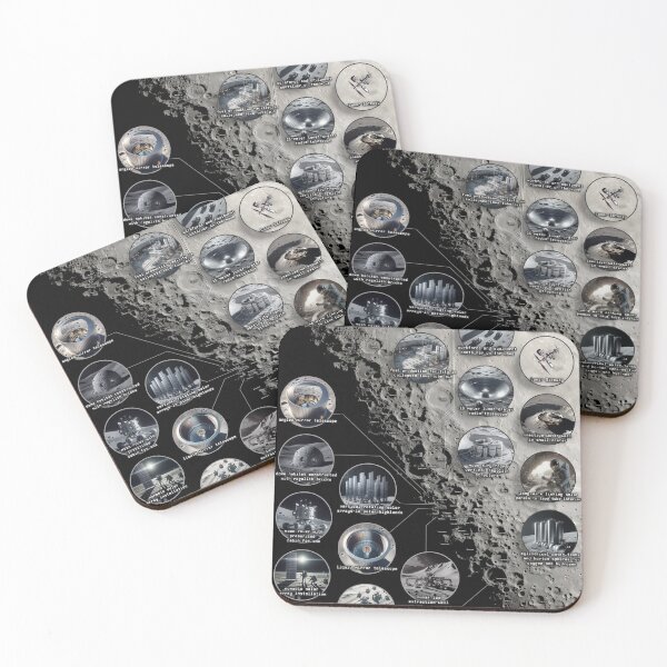 Item preview, Moon Base Landscapes I designed and sold by Pablo Carlos Budassi.