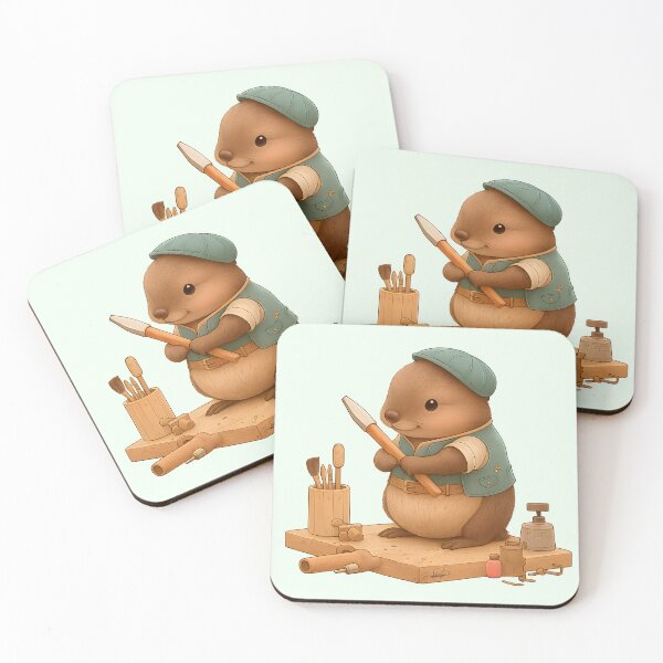 Item preview, The carpenter beaver designed and sold by DakotaPoppin.