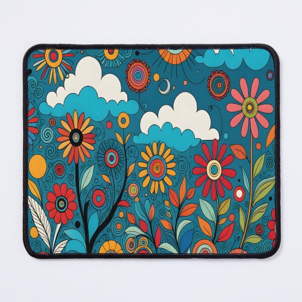 Item preview, Abstract Geometric Flowers designed and sold by artedamensagem.